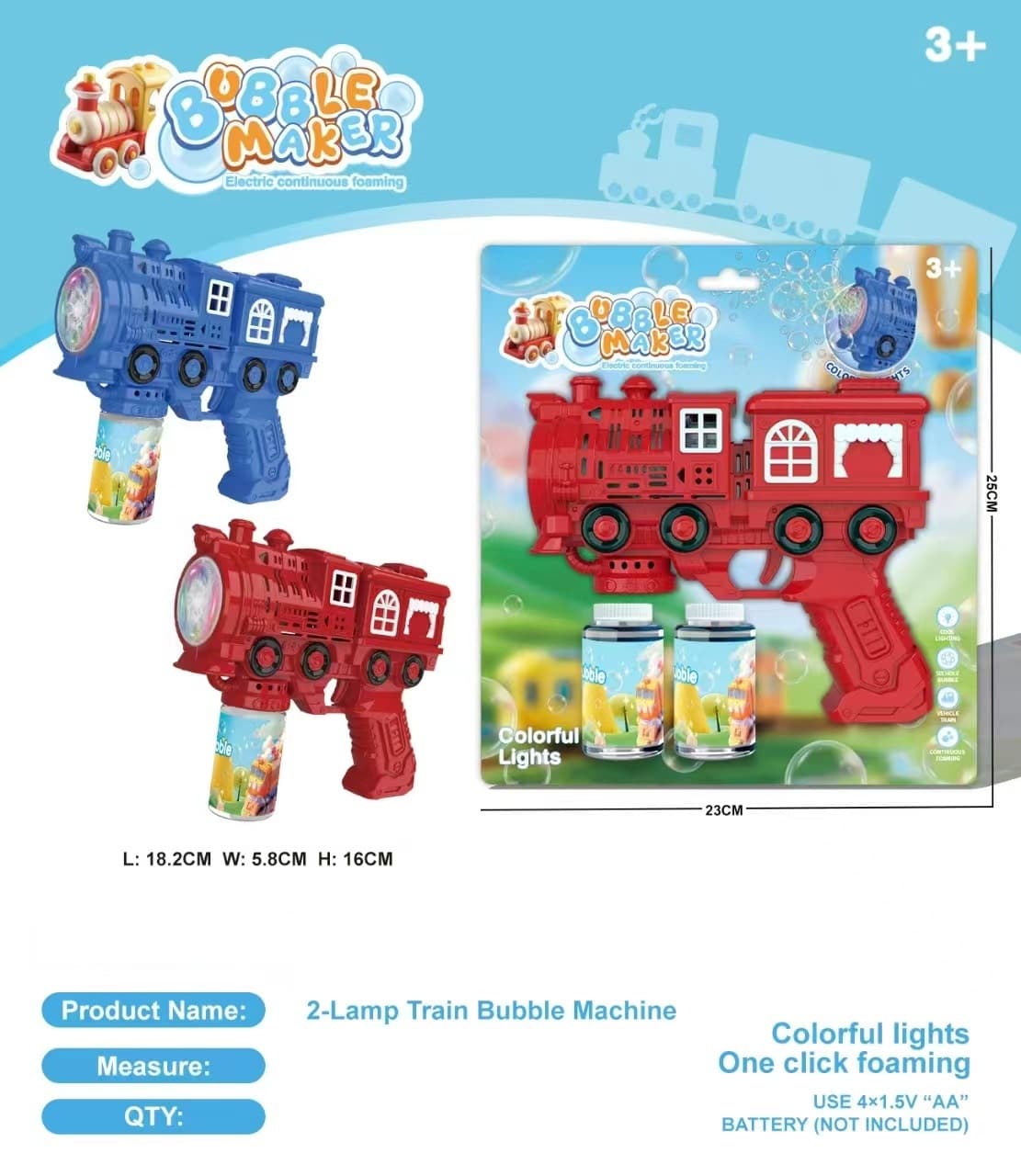 Train Bubble Gun