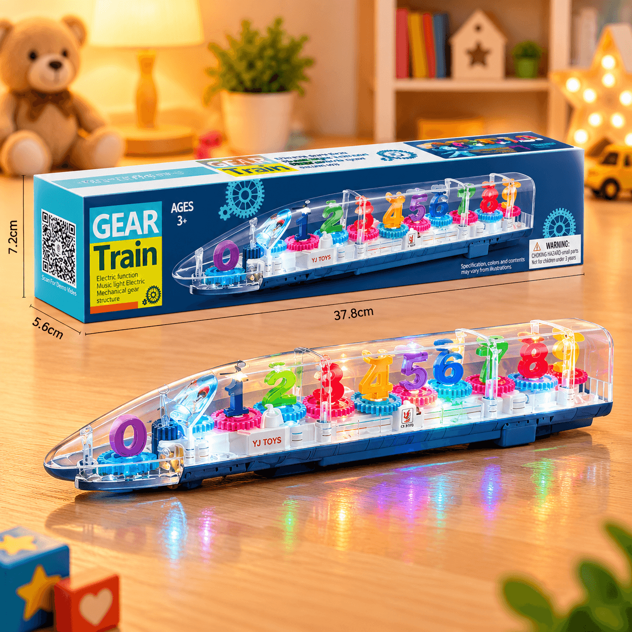 Early Number Learning Gear Train