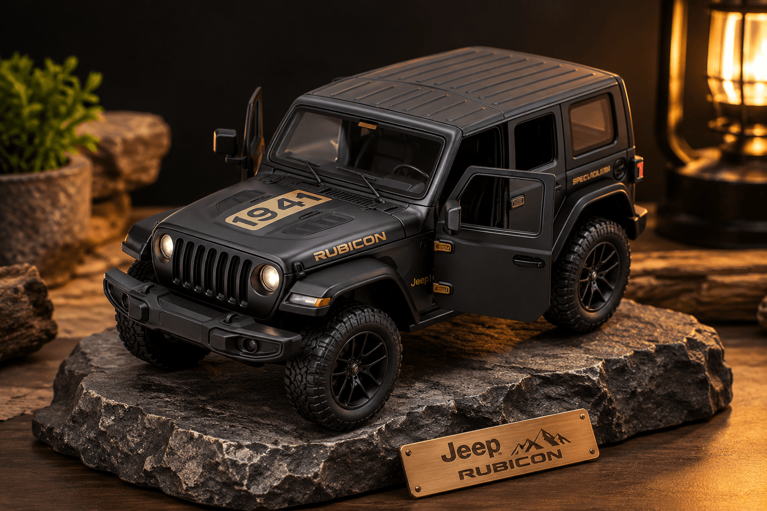 Jeep Rubicon 1:36 Alloy Die-Cast Model Car