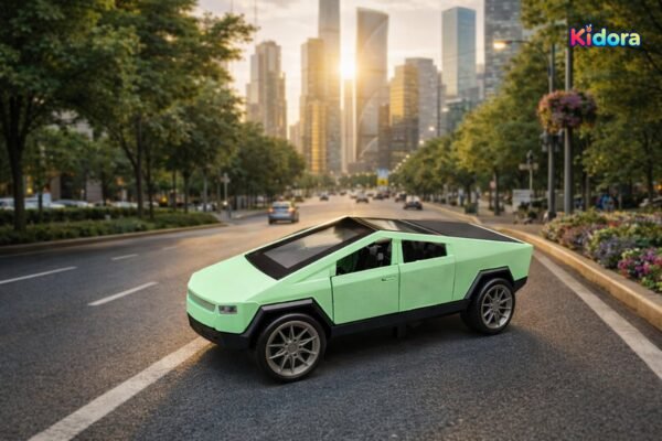 Die-Cast Cybertruck Style Car – 1:36 Scale